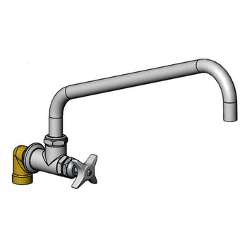 T&S-BF-0299-16: (Big-Flo) Faucet, Wall / Splash Mount