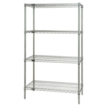 Qua-WR74-2448C: Shelving Unit, Wire