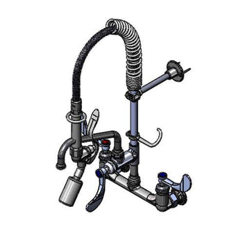 T&S-MPW-8WWN-08-CR: Pre-Rinse Faucet Assembly, Mini