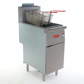 GFF3-40LP: Fryer, Gas, Floor Model, Full Pot