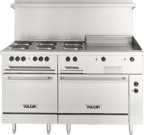 Vul-EV60SS-6FP24G240: Range, 60" Restaurant, Electric