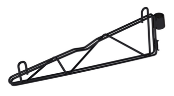 Qua-CB18BK: Shelving Bracket, Post Mount