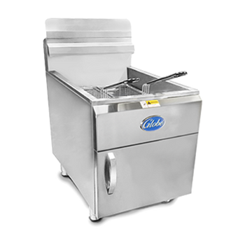 Glo-GF30G: (Globe) Fryer, Gas, Countertop, Full Pot