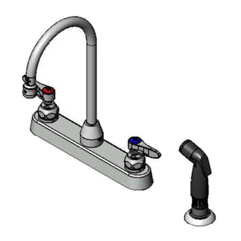 T&S-B-1172-07-133X: Faucet, with Spray Hose