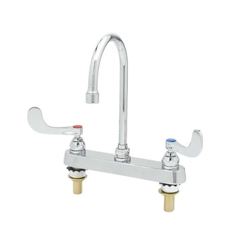 T&S-B-1142-04XS-F12: Faucet, Deck Mount