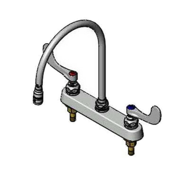 T&S-B-1120-135X-WH4: Faucet, Deck Mount