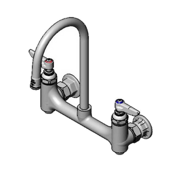 T&S-B-0330-BST: Faucet, Wall / Splash Mount