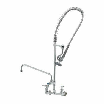 T&S-B-0133-14-CR-B: (EasyInstall) Pre-Rinse Faucet Assembly, with Add On Faucet