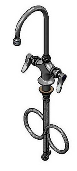 T&S-BP-0300-CR-VF05: Faucet, Deck Mount