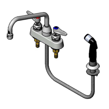 T&S-B-1171: Faucet, with Spray Hose