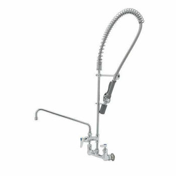 T&S-B-0133-14-CRBJ: (EasyInstall) Pre-Rinse Faucet Assembly, with Add On Faucet