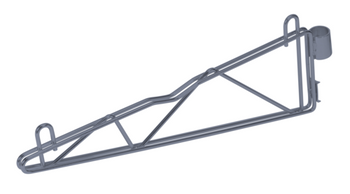 Qua-CB24GY: Shelving Bracket, Post Mount