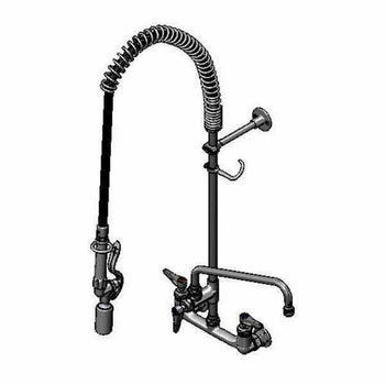 T&S-B-0133-12-CRBJ: (EasyInstall) Pre-Rinse Faucet Assembly, with Add On Faucet