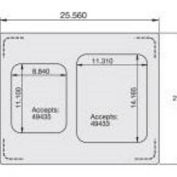 Vol-8250814: (Miramar®) Adapter Plate