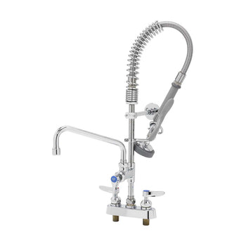 T&S-MPJ-4CLN-08-CR: (EasyInstall) Pre-Rinse Faucet Assembly, with Add On Faucet