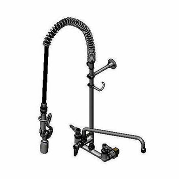 T&S-B-0133-18CRBJST: (EasyInstall) Pre-Rinse Faucet Assembly, with Add On Faucet