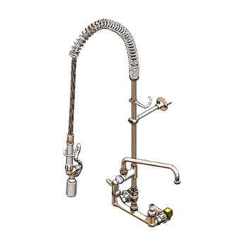 T&S-B-0133-12CRVBCE: (EasyInstall) Pre-Rinse Faucet Assembly, with Add On Faucet