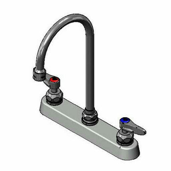 T&S-B-1120-5X-V22CR: Faucet, Deck Mount