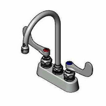 T&S-B-1140-WH4: Faucet, Deck Mount