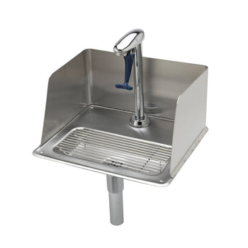 T&S-B-1235: Glass Filler Station with Drain Pan