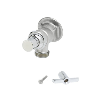 T&S-B-0731-POL: Faucet, Single Wall Mount, with Hose Threads