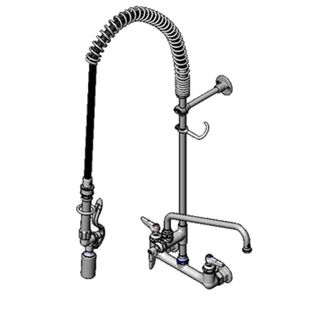 T&S-B-0133-12CRBJSK: (EasyInstall) Pre-Rinse Faucet Assembly, with Add On Faucet