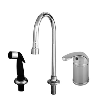 T&S-B-2744: Faucet, with Spray Hose