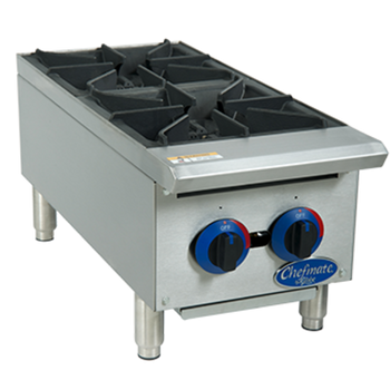 Glo-C12HT: (Chefmate™) Hotplate, Countertop, Gas