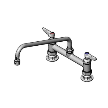 T&S-B-0221-CR-K-F10: Faucet, Deck Mount