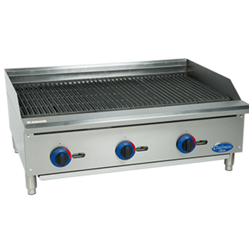 Glo-C36CB-SR: (Chefmate™) Charbroiler, Gas, Countertop